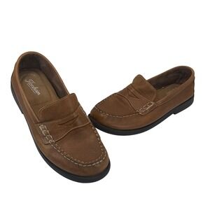 Florsheim Kids Jasper Penny Loafer Leather Brown Boys Size 5 Dress Shoes Formal